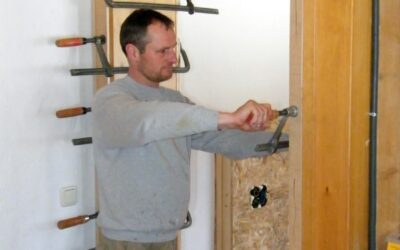 Massivholzzarge Fertigung und Einbau
